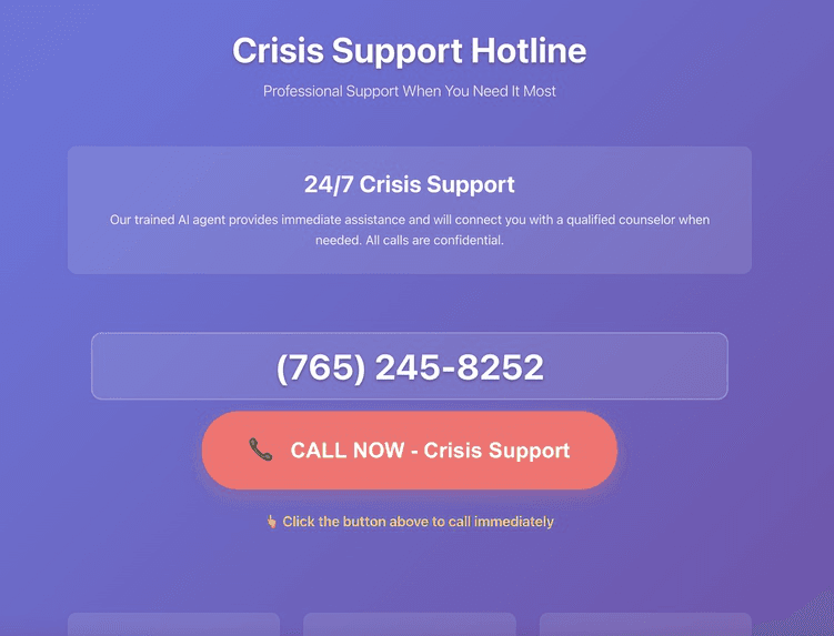 SerenityHelp Interface 3